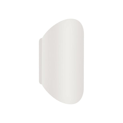 Remy Outdoor LED Wall Light in White (Small).