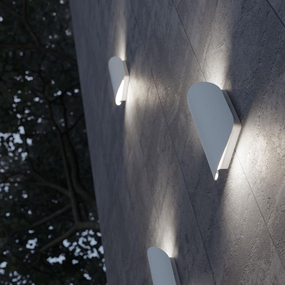 Remy Outdoor LED Wall Light in Outside Area.