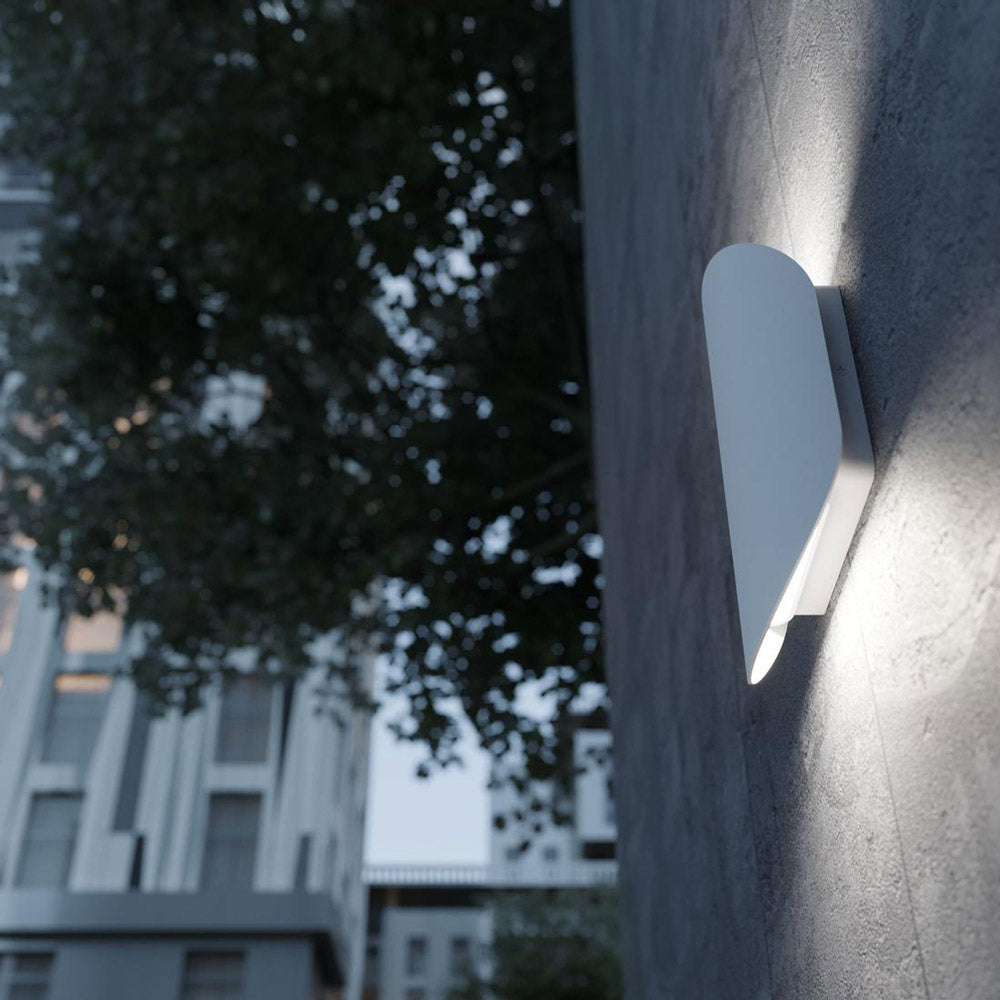 Remy Outdoor LED Wall Light in Outside Area.