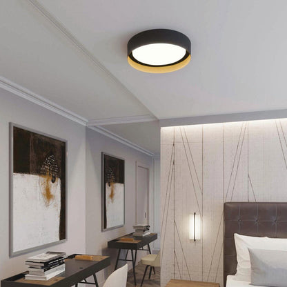 Reveal LED Flush Mount Ceiling Light in bedroom.