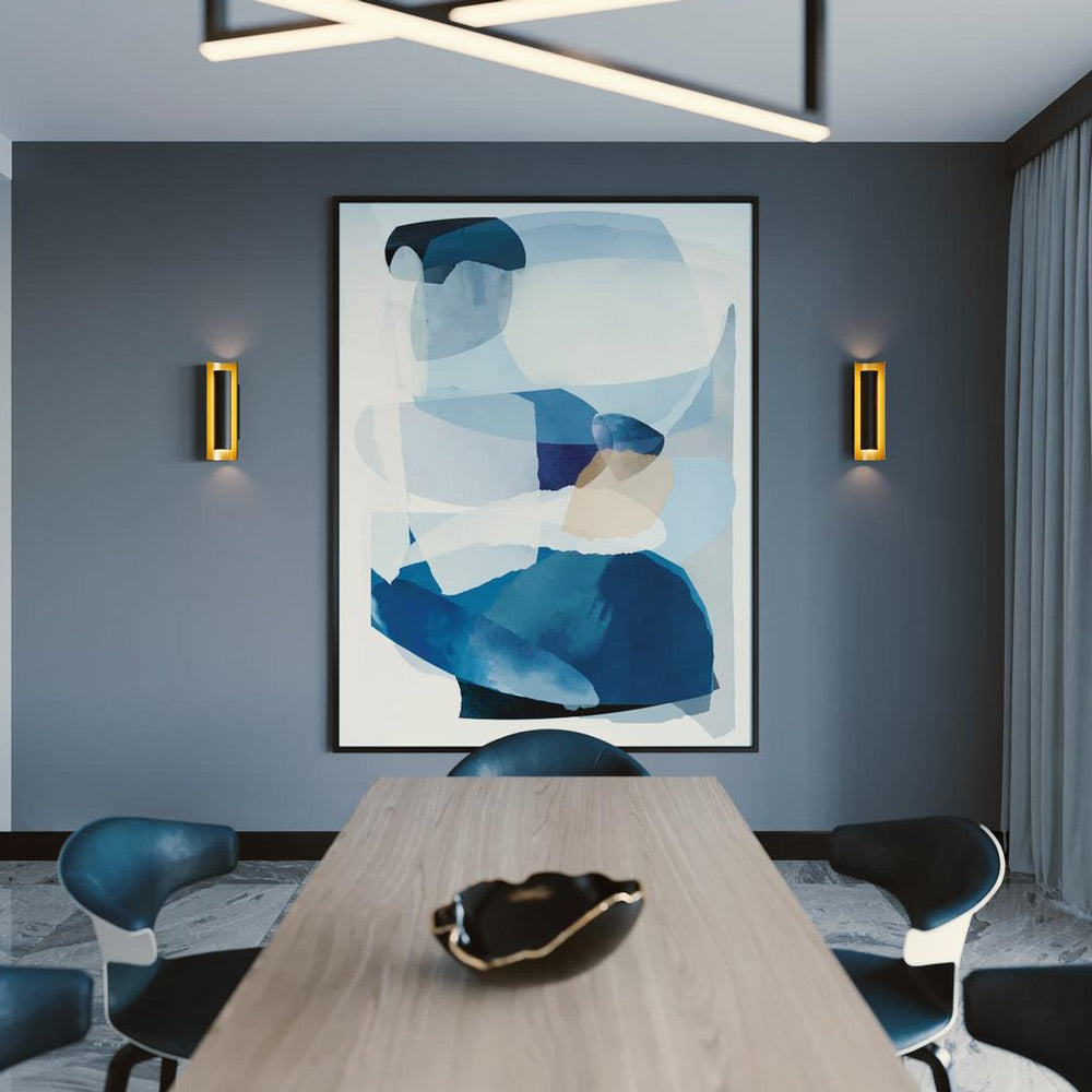 Reveal LED Wall Light in dining room.