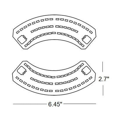 AFX Lighting RFKIT14 LED Ceiling Retrofit Kit - line drawing.