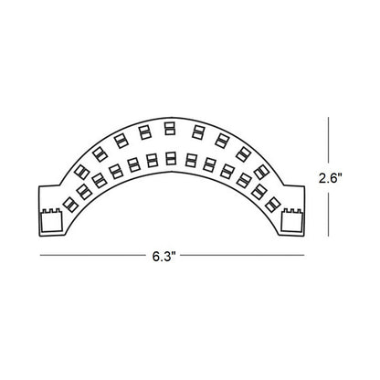 AFX Lighting RFKIT9 LED Ceiling Retrofit Kit - line drawing.