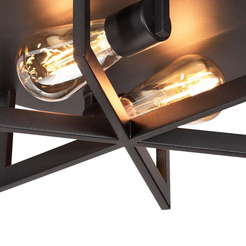 Rivers Flush Mount Ceiling Light in Detail.