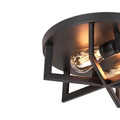 Rivers Flush Mount Ceiling Light in Detail.