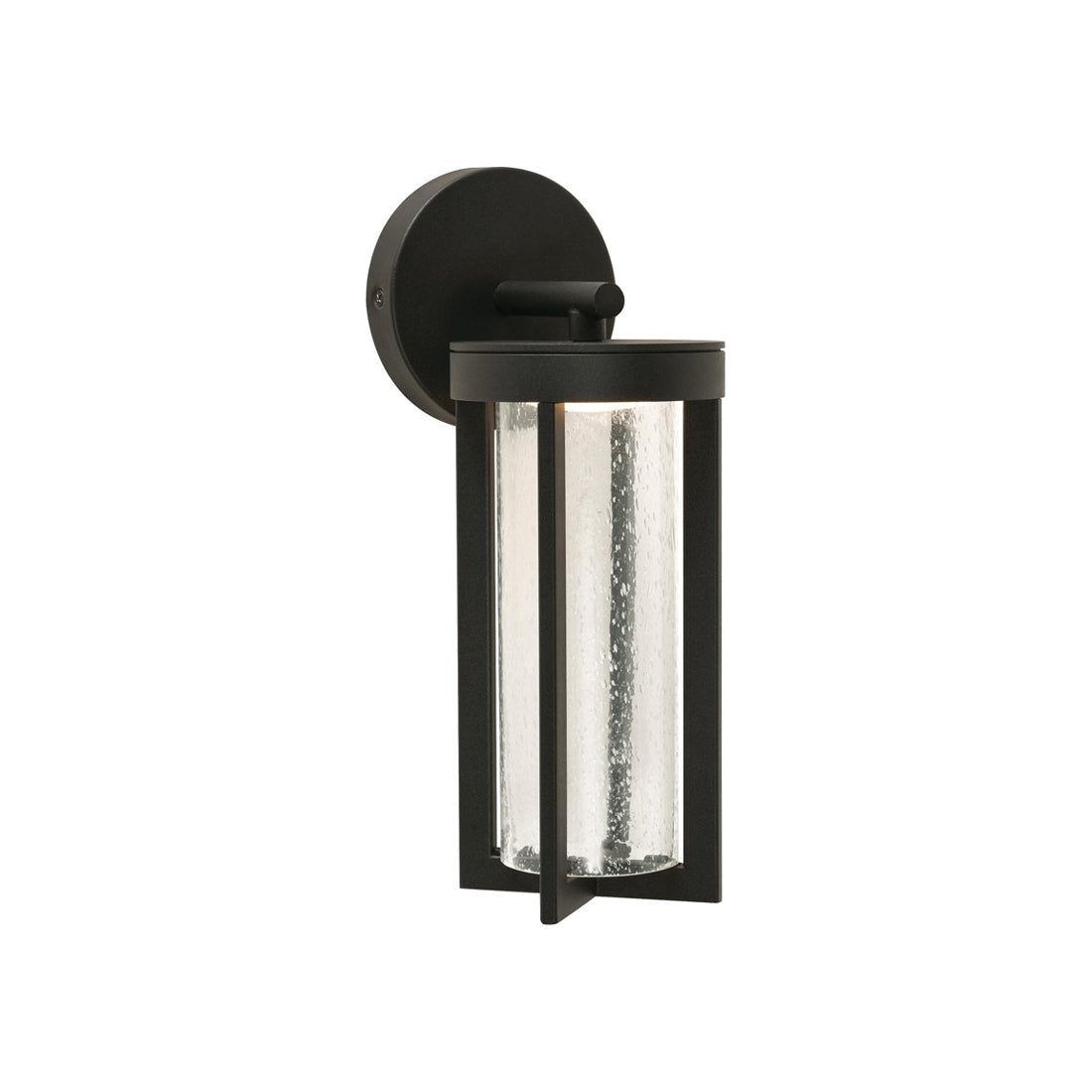 Rivers Outdoor LED Wall Light in Black (12.5-Inch).