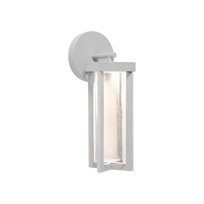 Rivers Outdoor LED Wall Light in Textured Grey (12.5-Inch).