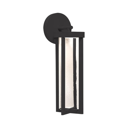 Rivers Outdoor LED Wall Light in Black (18.5-Inch).