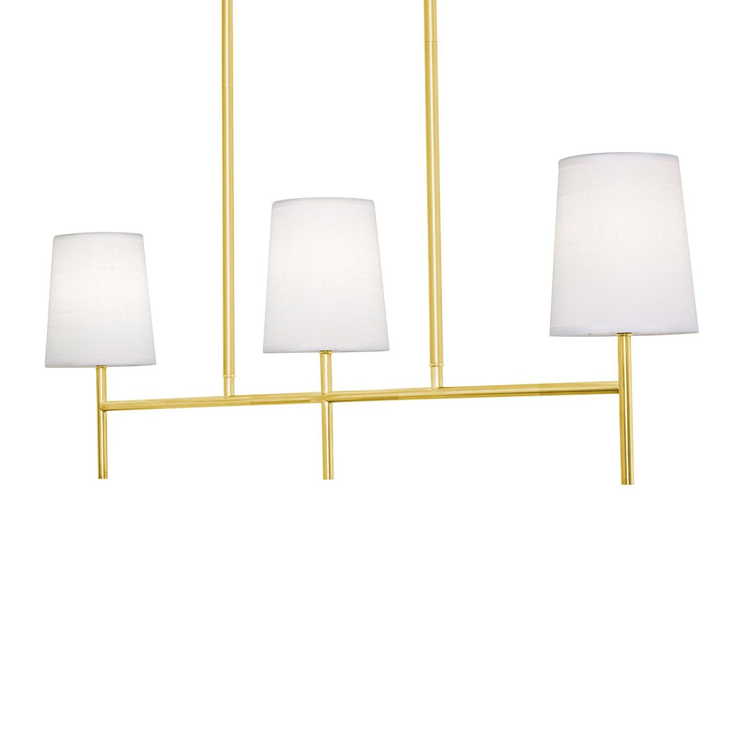 Rose Linear Pendant Light in Detail.