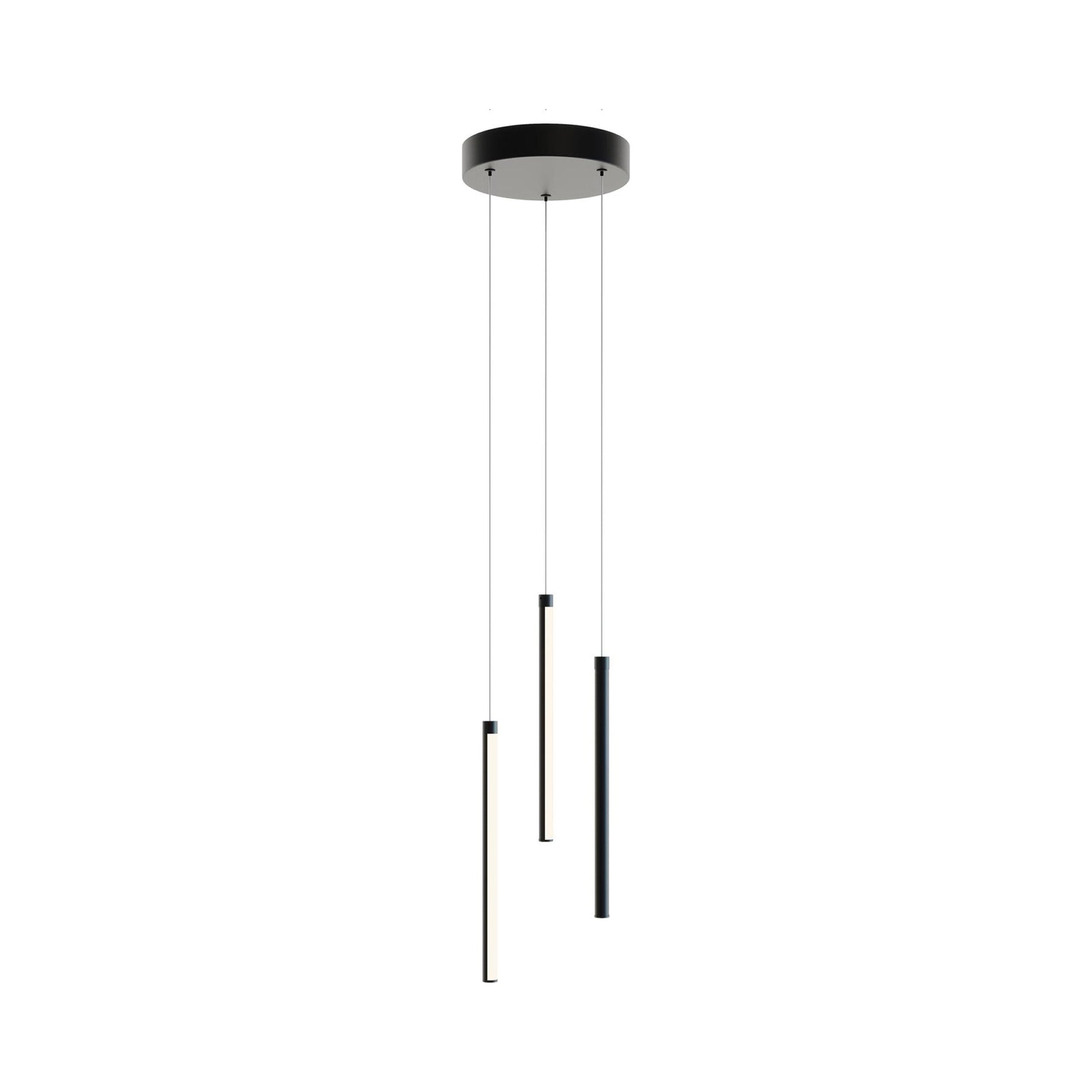 Rosemont LED Pendant Light in Black (Small).