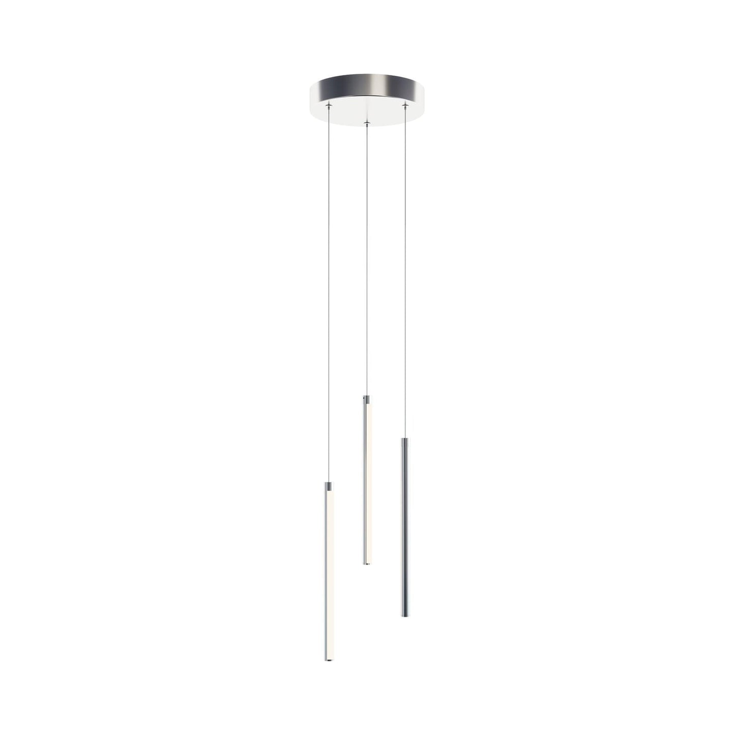 Rosemont LED Pendant Light in Satin Nickel (Small).