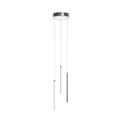 Rosemont LED Pendant Light in Satin Nickel (Small).