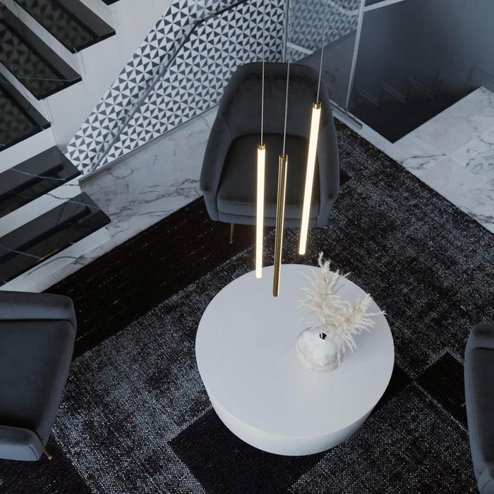 Rosemont LED Pendant Light in living room.