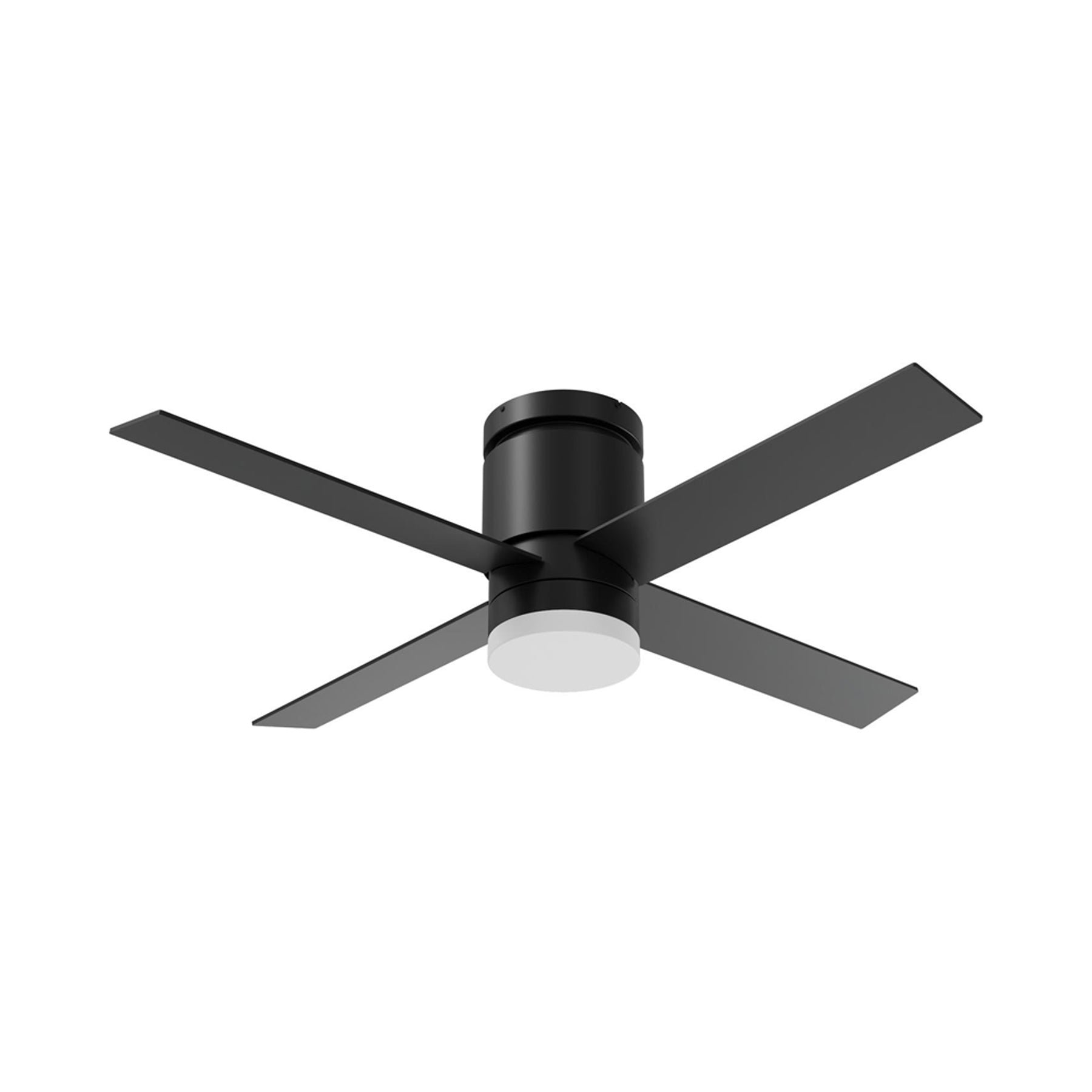 Ross LED Ceiling Fan in Black.