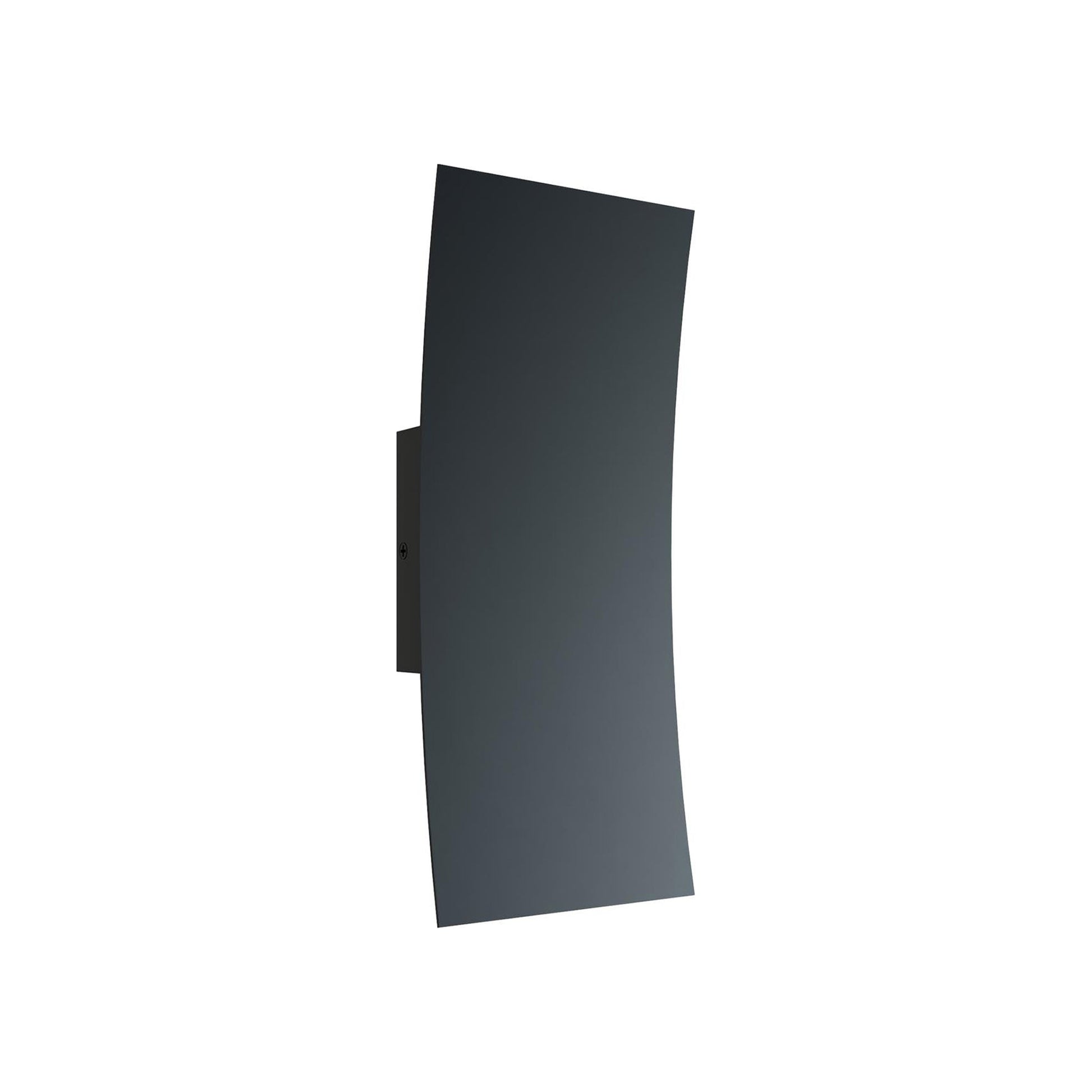 Sadie Outdoor LED Wall Light in Black (12-Inch).