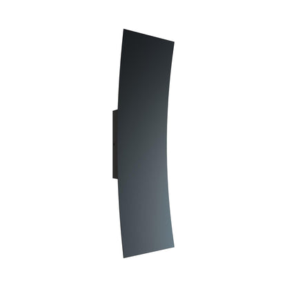 Sadie Outdoor LED Wall Light in Black (18-Inch).