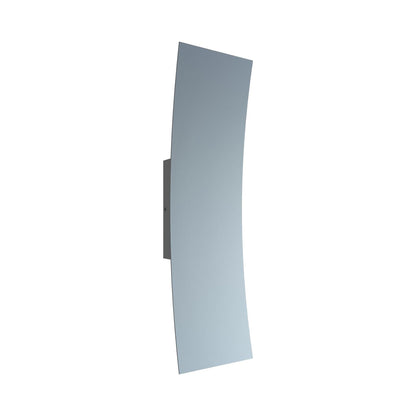 Sadie Outdoor LED Wall Light in Textured Grey (18-Inch).