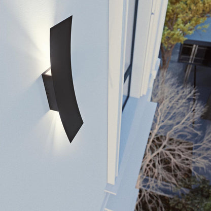 Sadie Outdoor LED Wall Light in Outside Area.