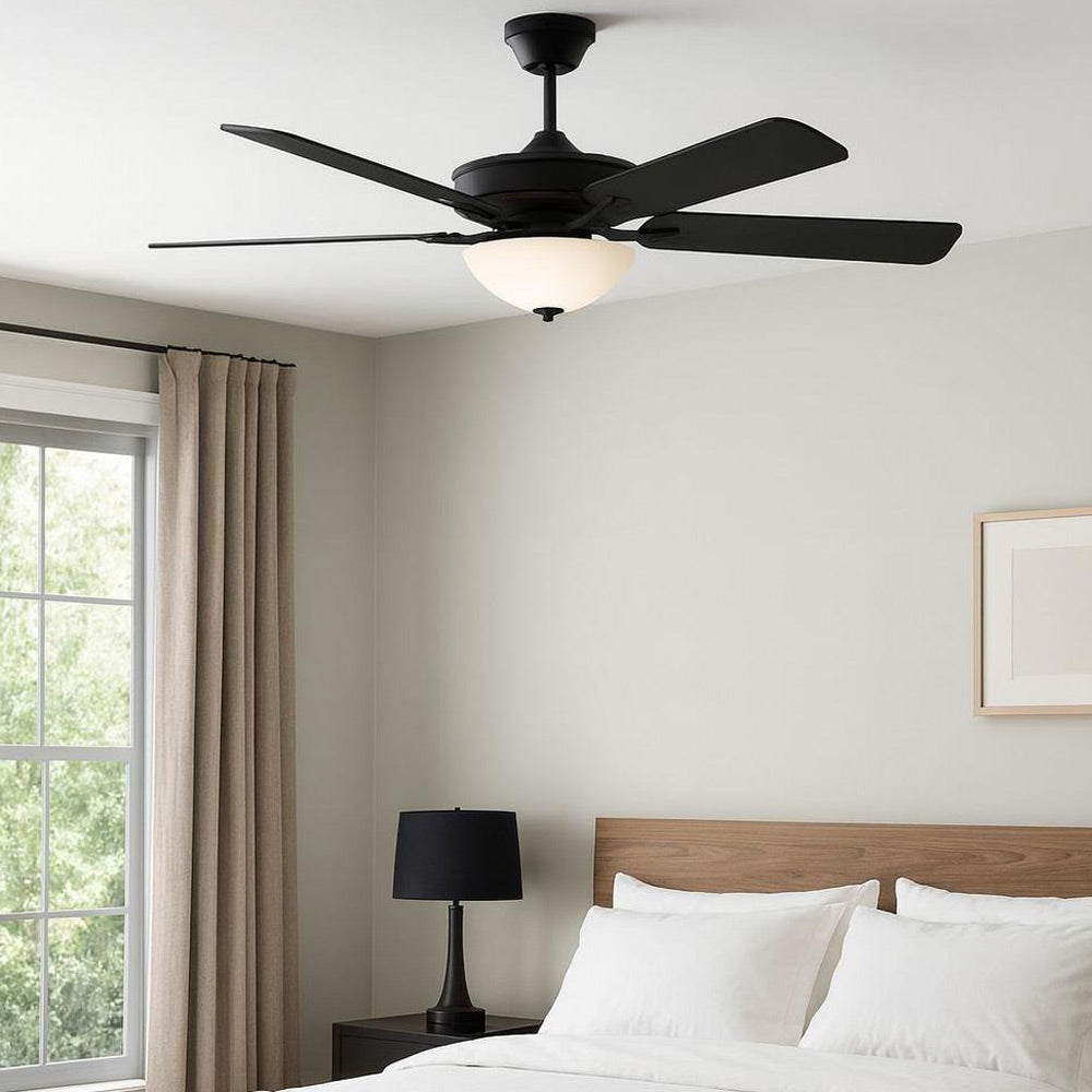 Sandberg Ceiling Fan in bedroom.