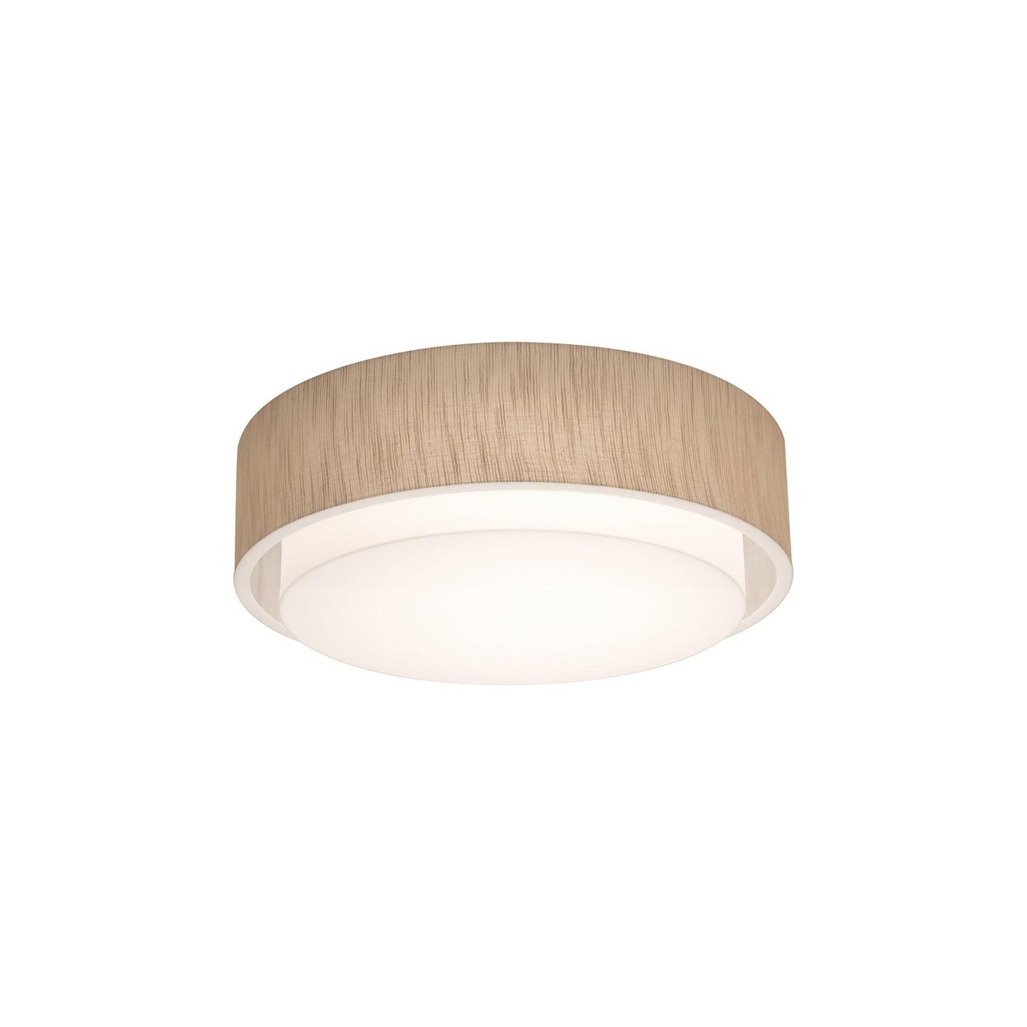 Sanibel Flush Mount Ceiling Light in Jute (18-Inch).