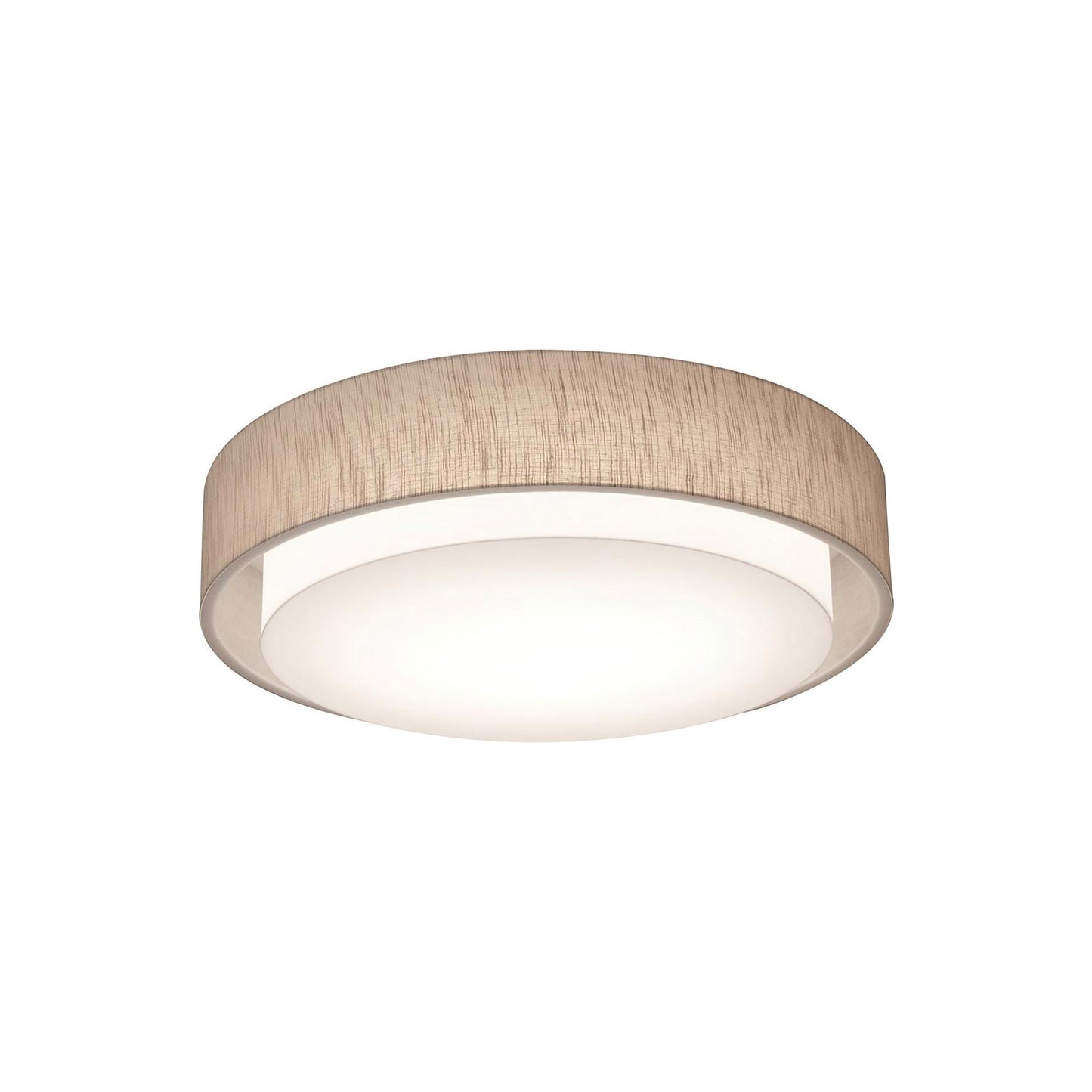 Sanibel Flush Mount Ceiling Light in Jute (23.25-Inch).