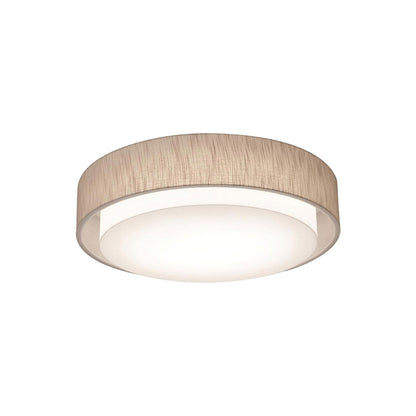 Sanibel Flush Mount Ceiling Light in Jute (23.25-Inch).