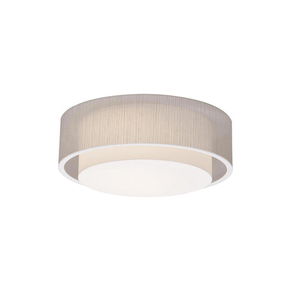 Sanibel LED Flush Mount Ceiling Light in Jute (18-Inch).