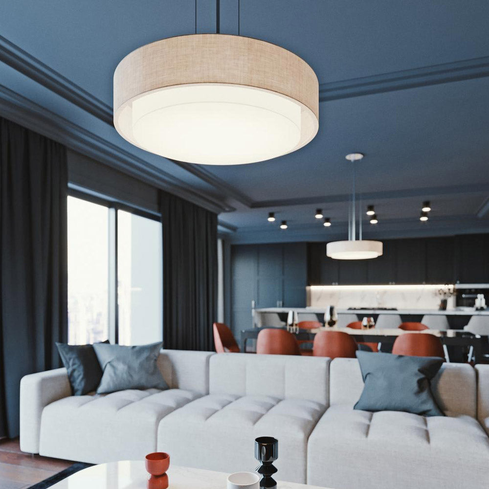 Sanibel LED Pendant Light in living room.
