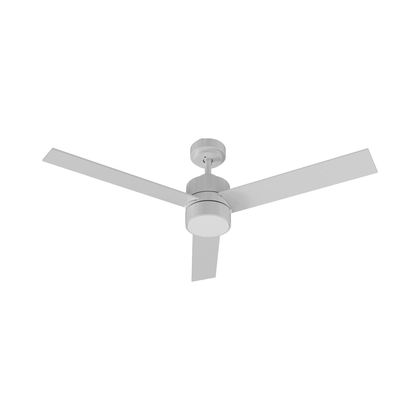 Santo LED Ceiling Fan in White.