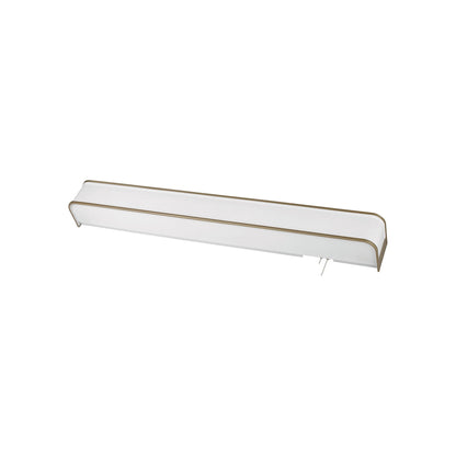 Sheridan LED Overbed Wall Light in Champagne (44.25-Inch).
