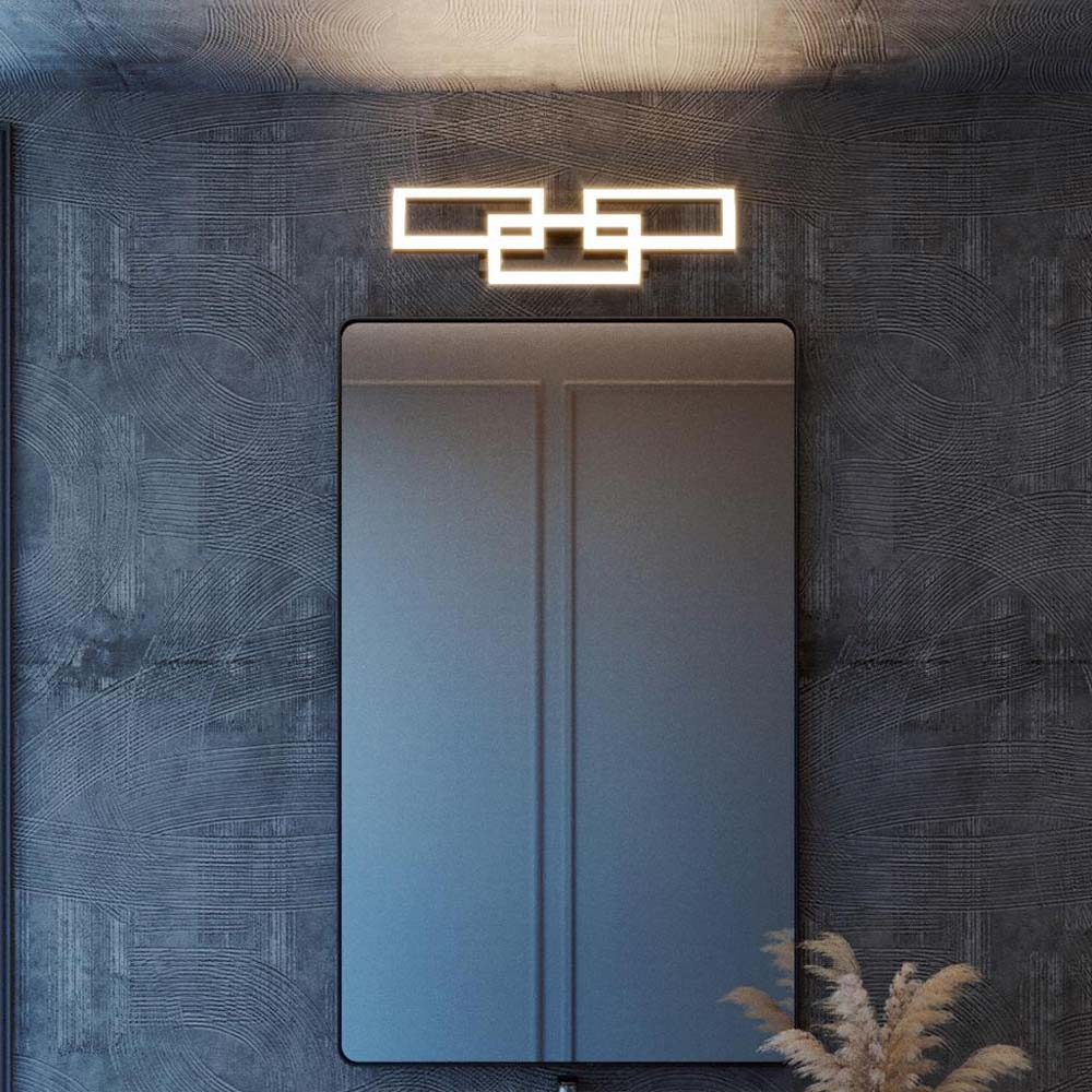 Sia LED Vanity Bath Light in bathroom.