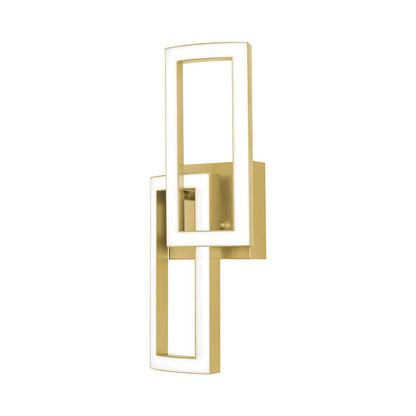 Sia LED Wall Light in Gold.