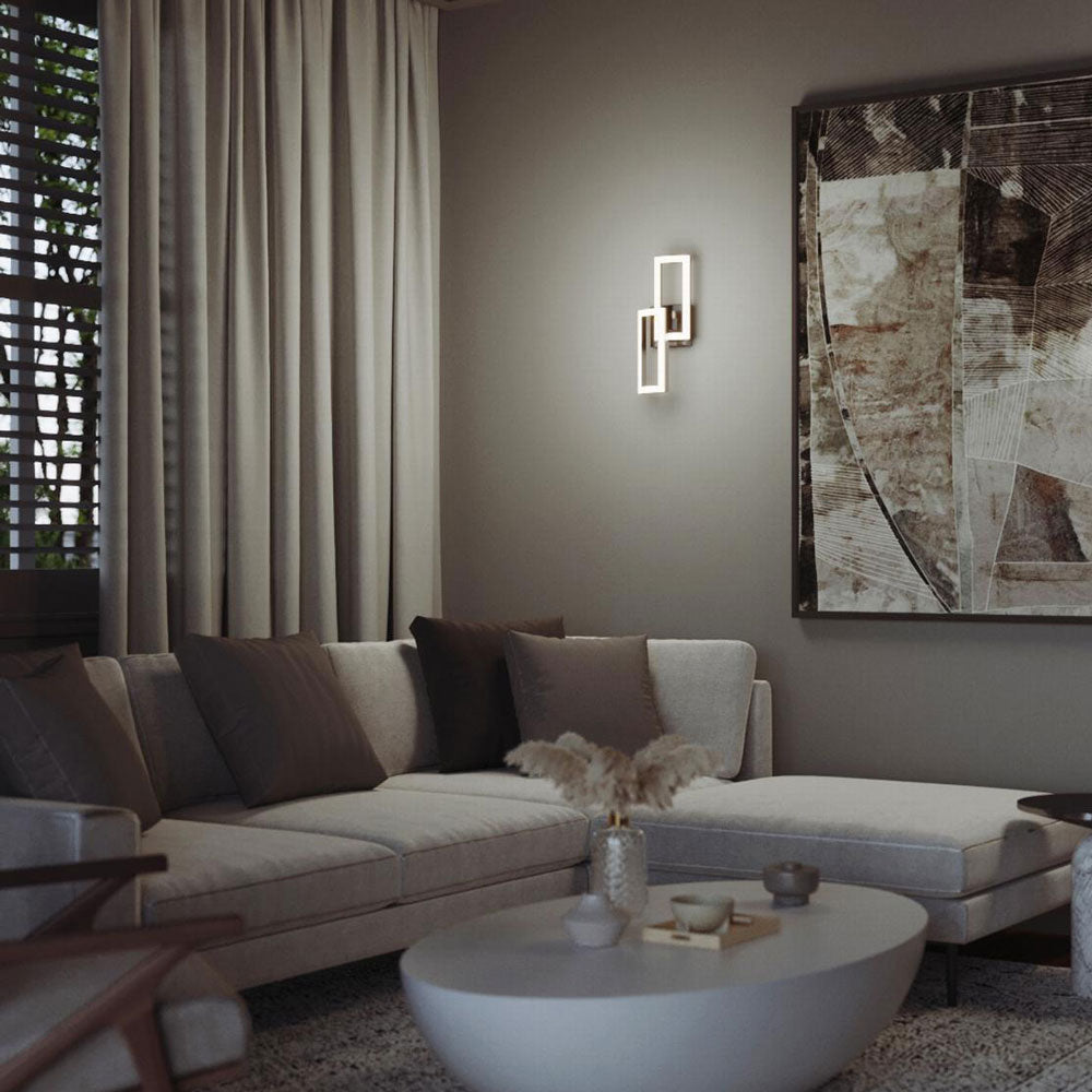 Sia LED Wall Light in living room.