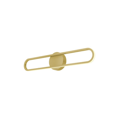 Sienna LED Bath Vanity Light in Gold (22.75-Inch).