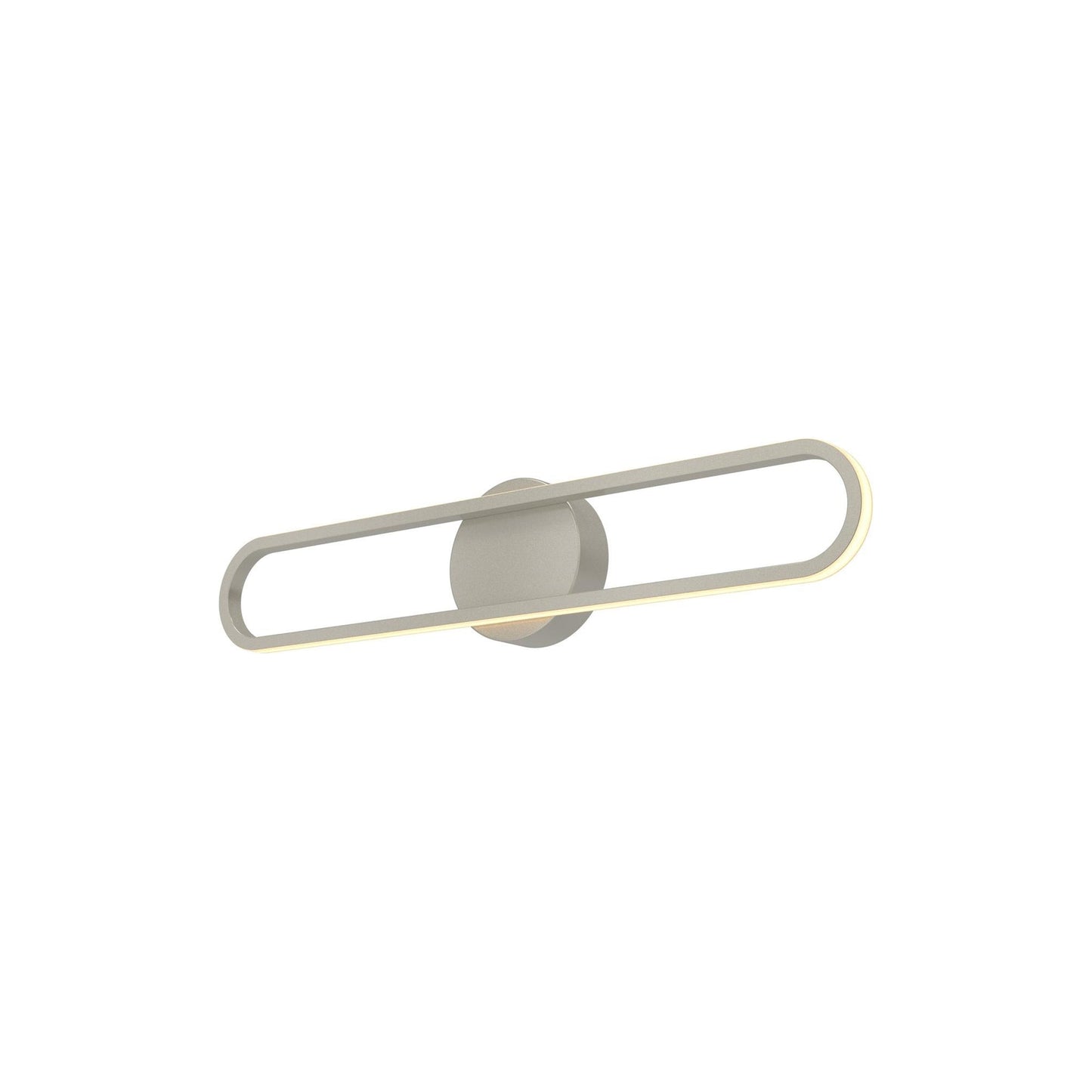 Sienna LED Bath Vanity Light in Painted Nickel (22.75-Inch).