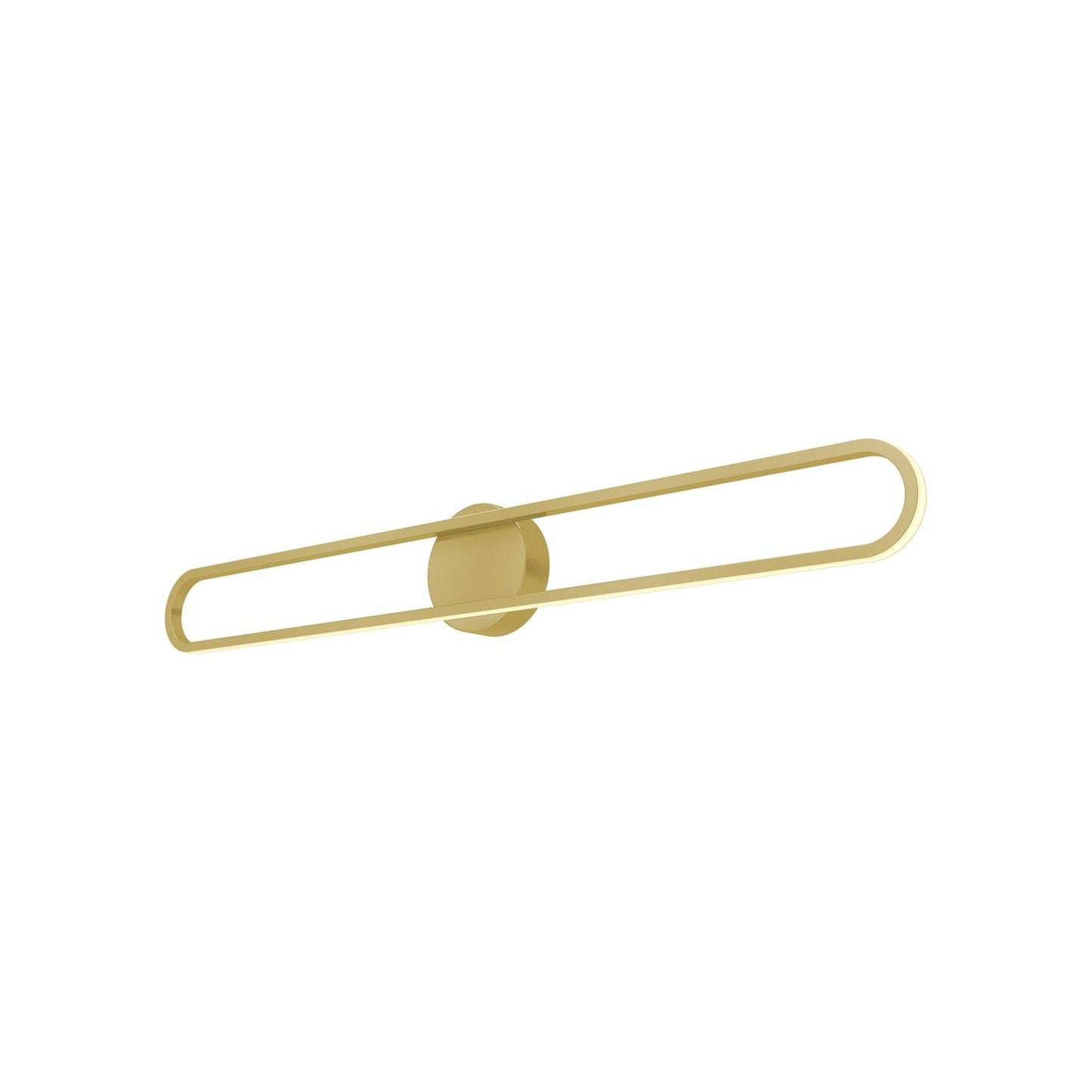 Sienna LED Bath Vanity Light in Gold (34.5-Inch).