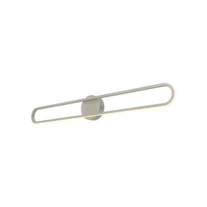 Sienna LED Bath Vanity Light in Painted Nickel (34.5-Inch).