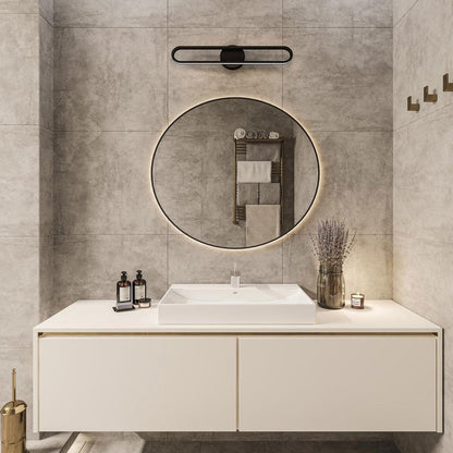 Sienna LED Bath Vanity Light in bathroom.