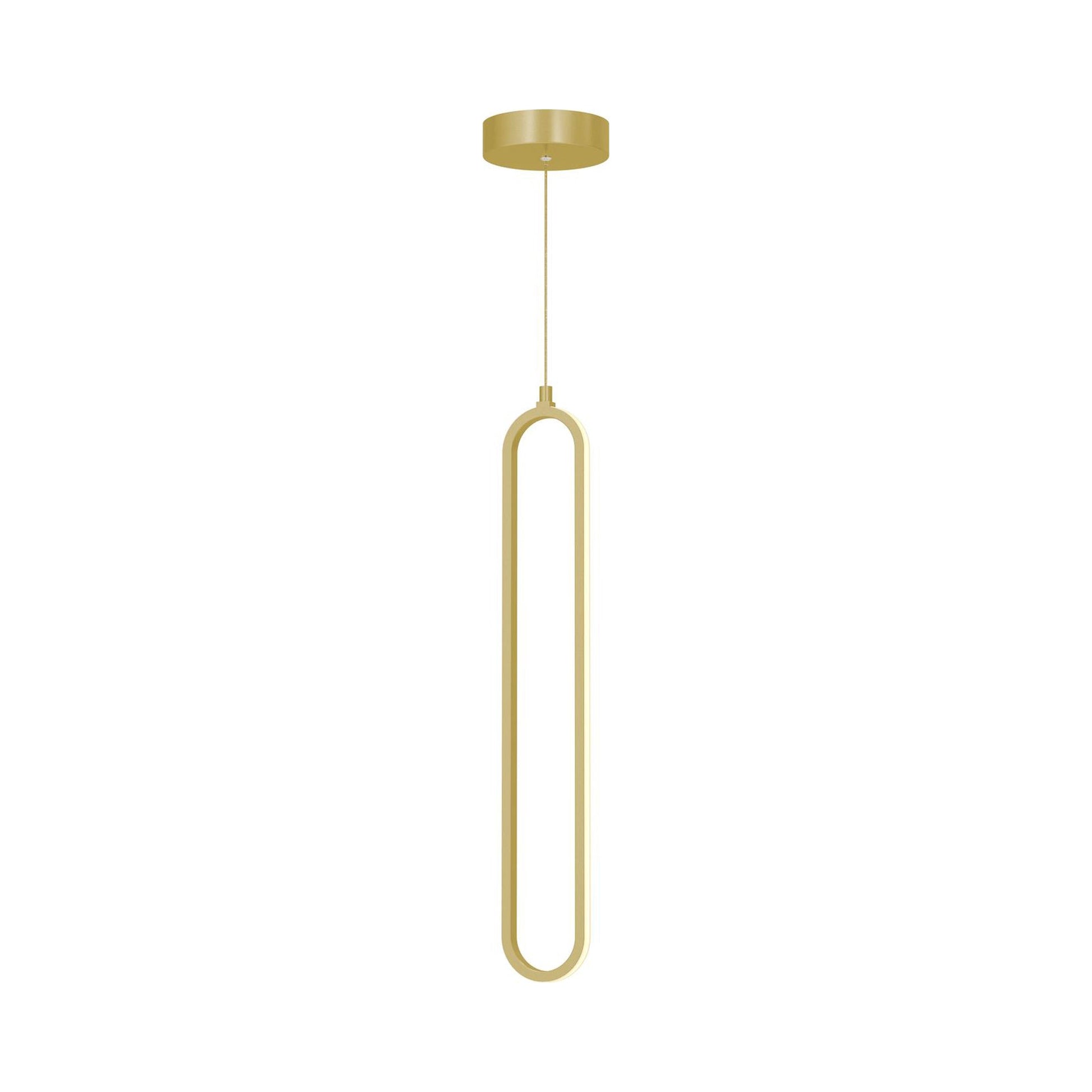 Sienna LED Pendant Light in Gold (Large).