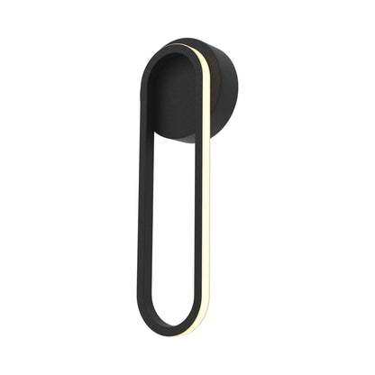 Sienna LED Wall Light in Black.
