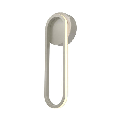 Sienna LED Wall Light in Painted Nickel.