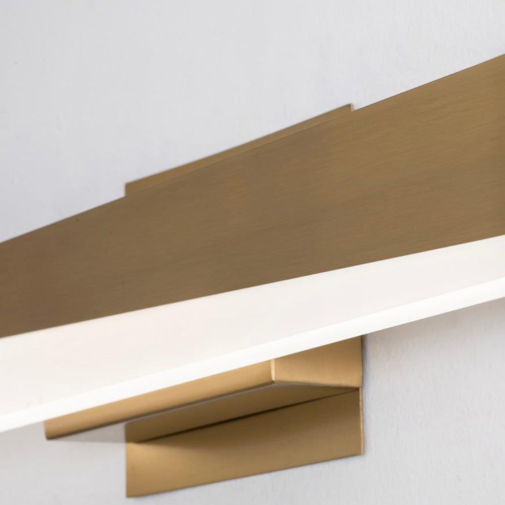 Slant LED Bath Vanity Light in Detail.