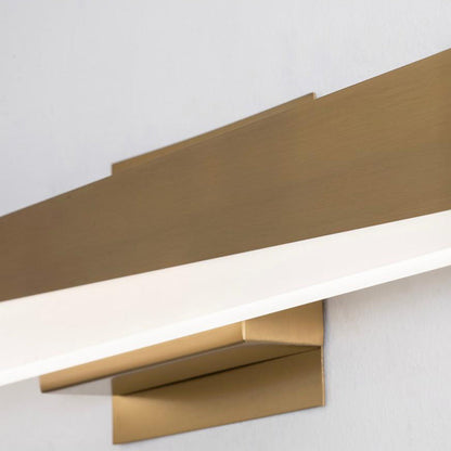 Slant LED Bath Vanity Light in Detail.