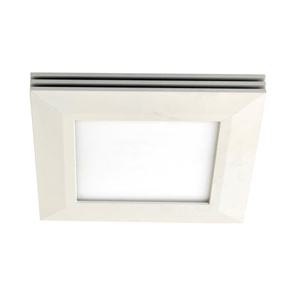 Sloane LED Flush Mount Ceiling Light in White.