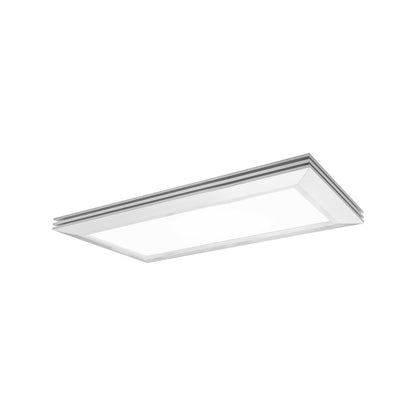 Sloane Linear LED Flush Mount Ceiling Light in White (27-Inch).