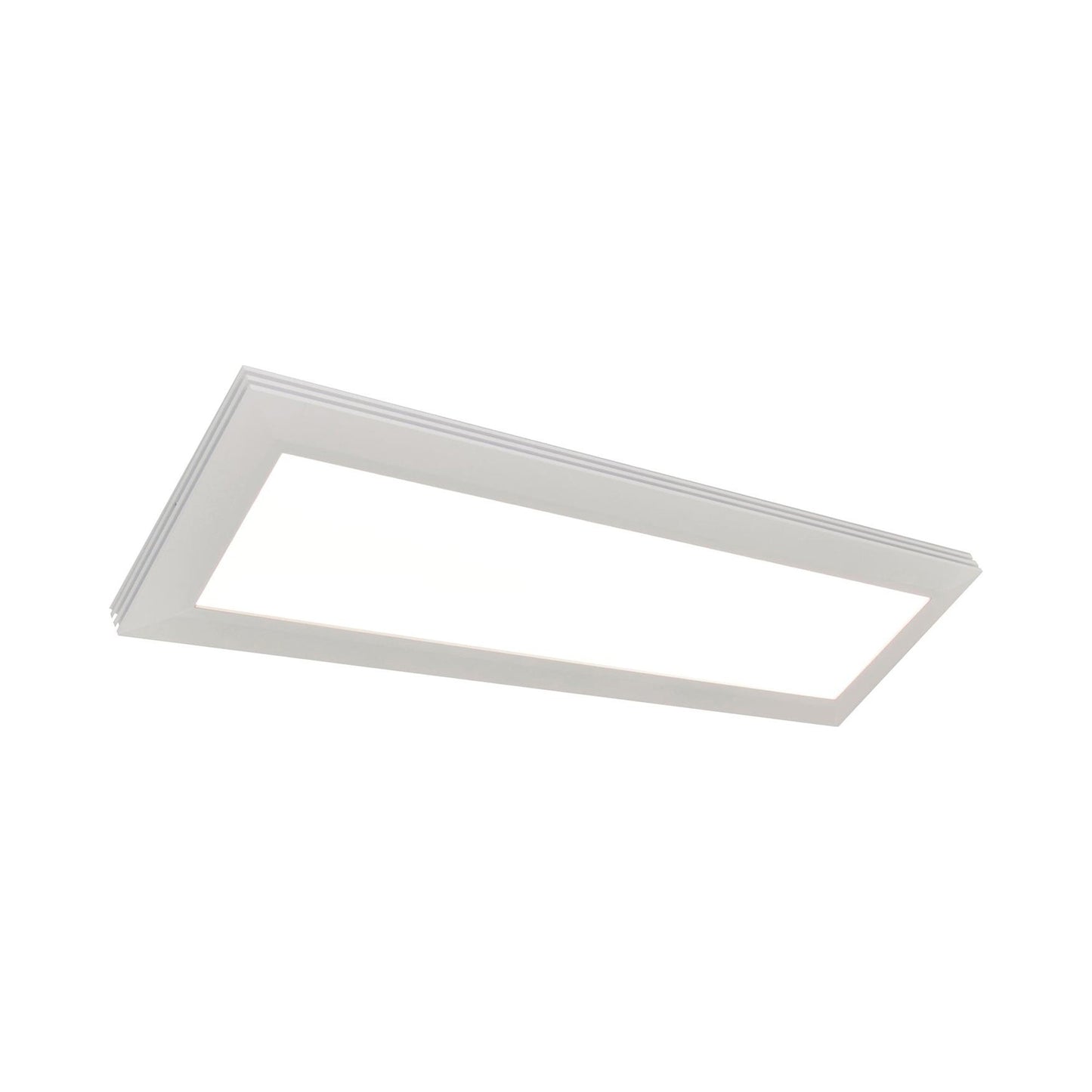 Sloane Linear LED Flush Mount Ceiling Light in White (50.25-Inch).