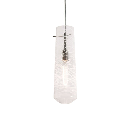 Spun Pendant Light in Clear.