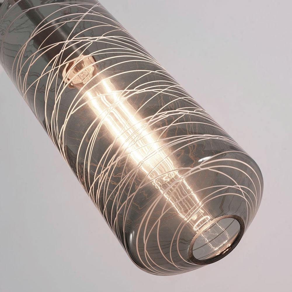 Spun Round Pendant Light in Detail.