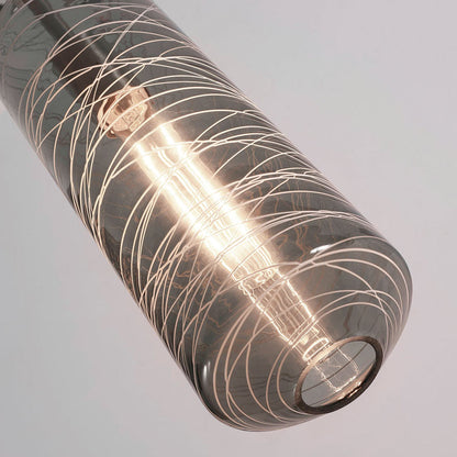 Spun Round Pendant Light in Detail.