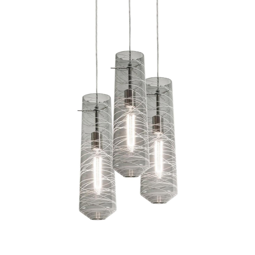 Spun Round Pendant Light in Detail.